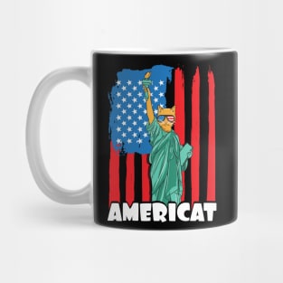 Funny Americat T-shirt Mug